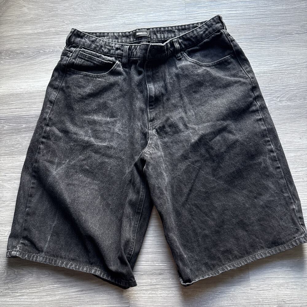 Nova Men Jean Shorts, Black, Size 36